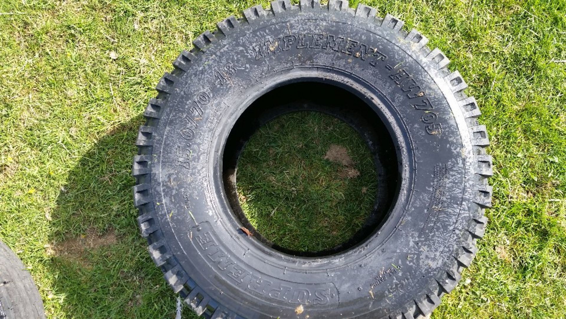 Tyre 15.0/70-18 - unused Stored near Hyde End, Great Missenden, Buckinghamshire.