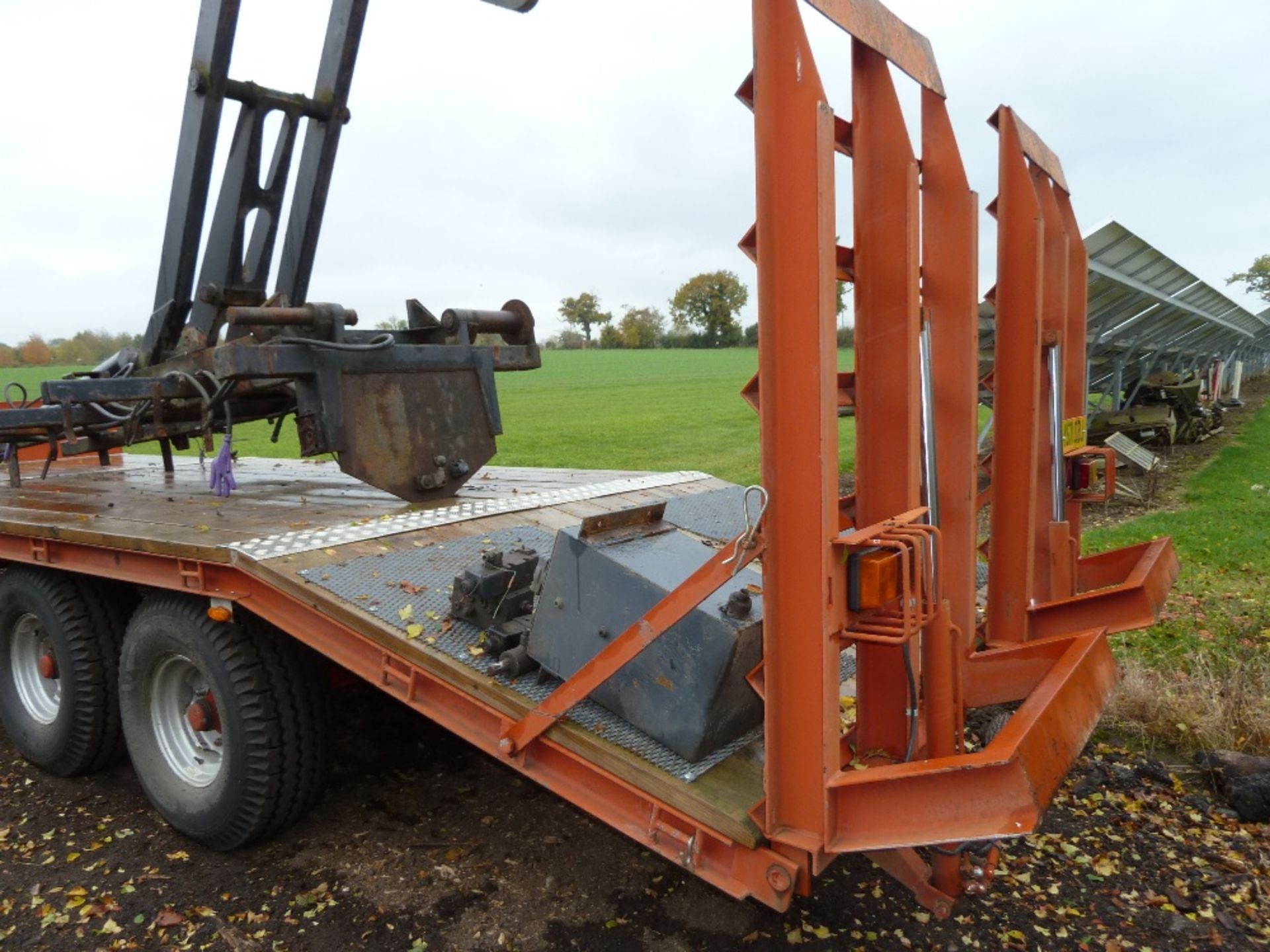 Twin axle low loader, hydraulic ramps, beavertail, 12.5/80/15. - Image 7 of 7