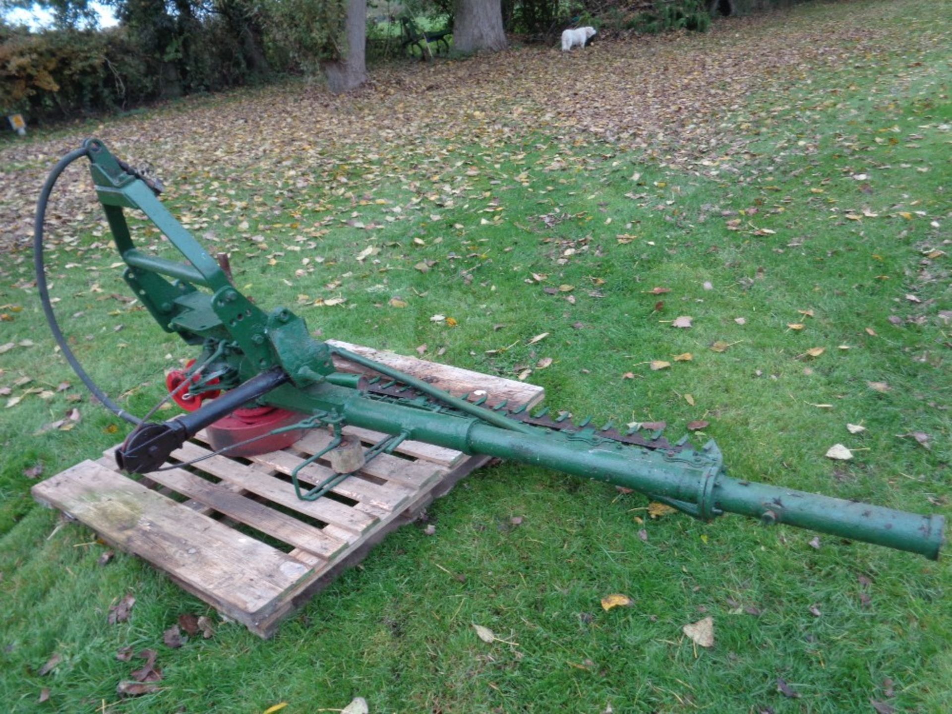 1960's McConnel Power Arm Cutterbar type Hedgecutter, has been part renovated and painted, - Image 3 of 3