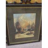 A Maritime picture in a period Oak frame, 'The Upper',