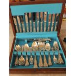 A canteen of Osborne Silver plated cutlery