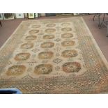 An Egyptian machine made carpet in Kashan style,