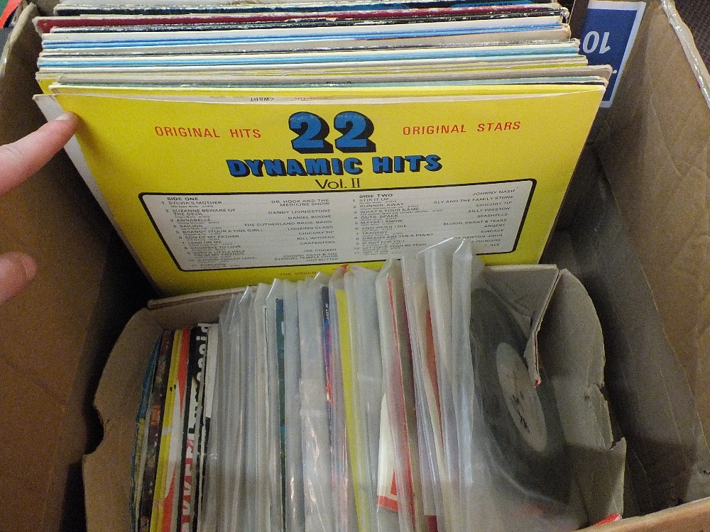 A selection of LP's and singles