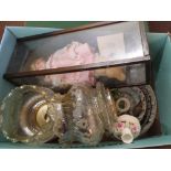 A box of various china,