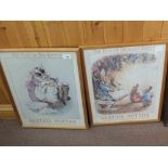 A quantity of pictures including two Beatrix Potter prints