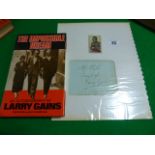 Autograph of Larry Gains - World Heavyweight Champion 1930 + Autobiography