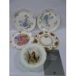 10 Royal Albert Decorative Wall Plates & 4 Others