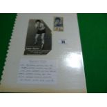 Signed Photo of Freddie Mills - British Light Heavyweight Champion 1942 - 50