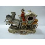 Continental Horse & Carriage Ornament