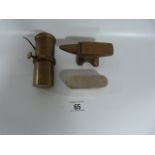 Miniature Brass Anvil - Morphine Injection etc