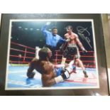 Signed Boxing Print of Joe Calzaghe