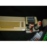Commodore Computer System and Games with Keyboard etc