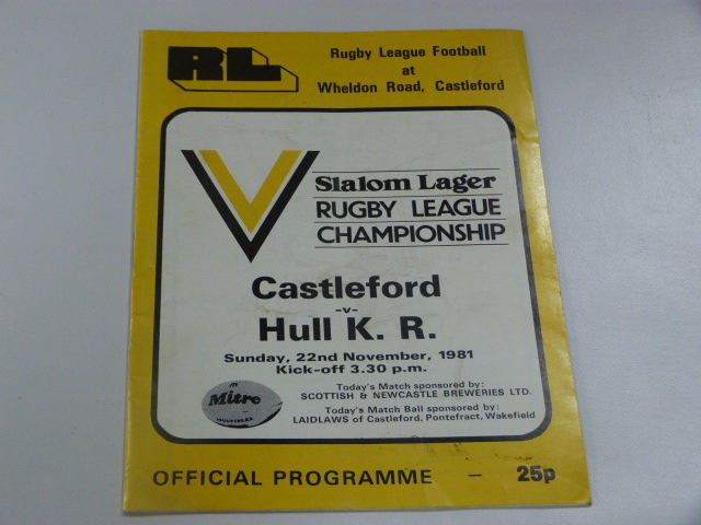 Castleford v H.K.R 1981