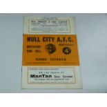 Hull City V Banik Ostrava 1959