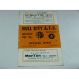 Hull City V Swansea Town 1960