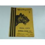 Hull City V Admira-Wien (Austria) 1953