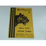 Hull City V Lutch Town 1954