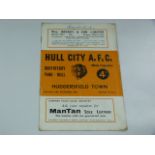 Hull City V Huddersfield Town 1959