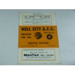 Hull City V Bristol Rovers 1959
