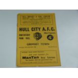 Hull City V Grimsby Town 1960