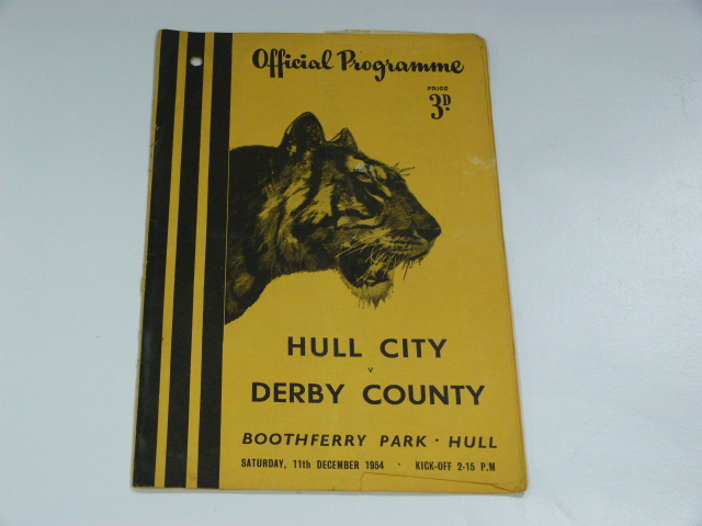 Hull City V Derby City 1954