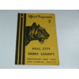 Hull City V Derby City 1954