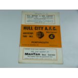 Hull City V Portsmouth 1959