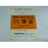 Hull City V Stoke City 1960