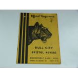 Hull City V Bristol Rovers 1955