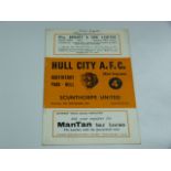 Hull City V Scunthorpe United 1959