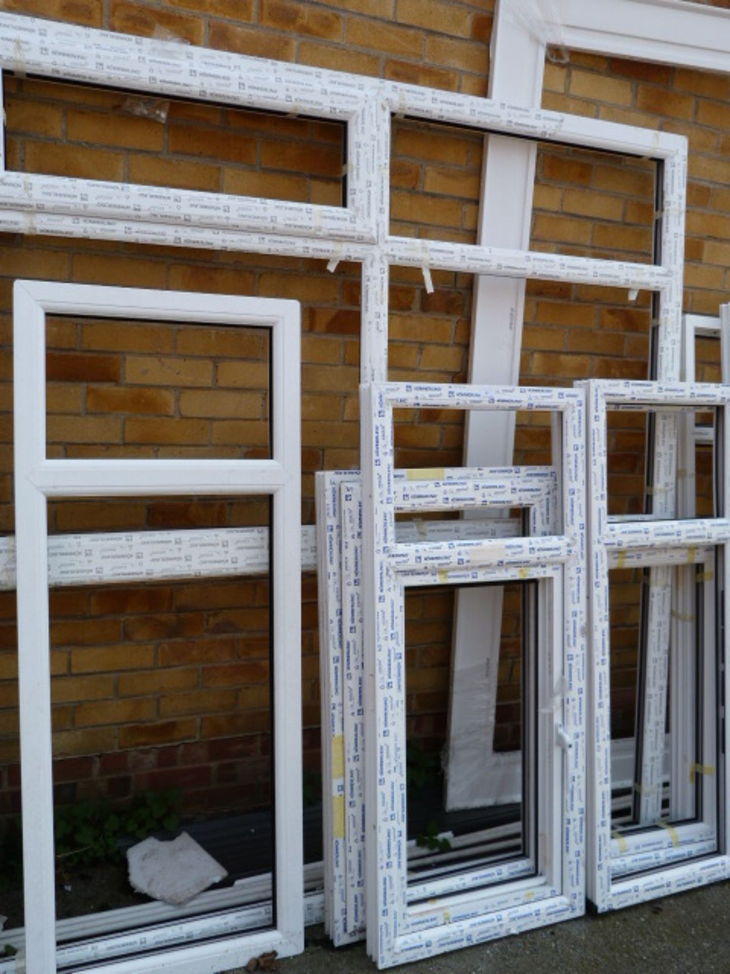 *12 UPVC Unglazed Windows