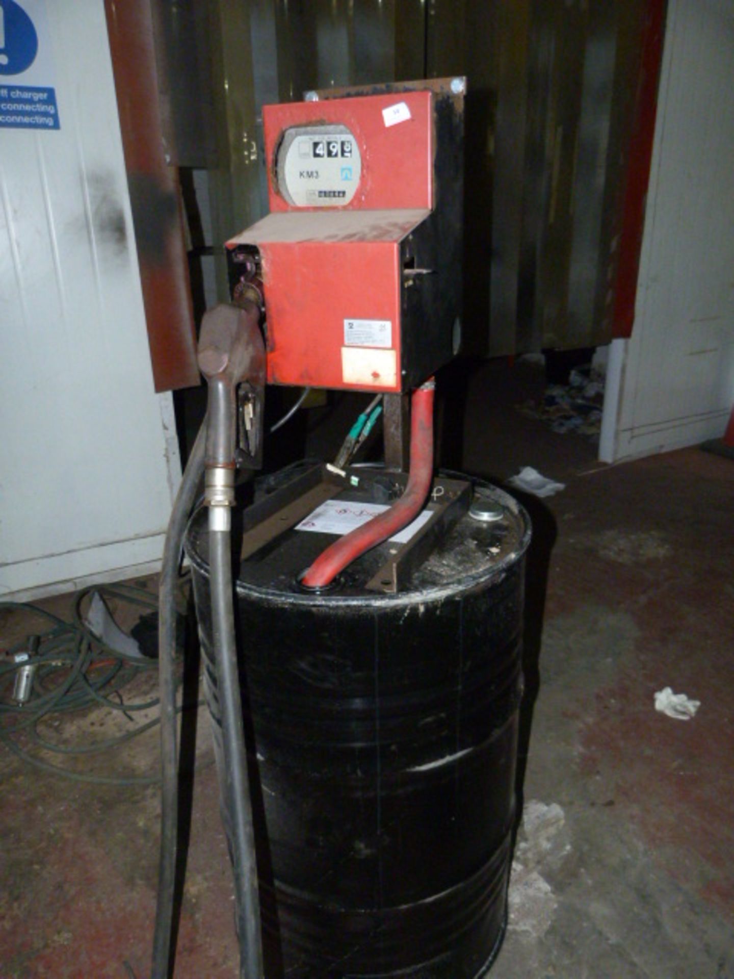 *45 Gallon Drum Complete With KM3 Fuel Delivery Unit