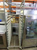 Galvanised Mobile Bakers Rack