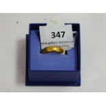 22 carat gold wedding ring weighing 6 grams