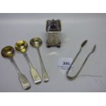 silver cutlery and pepper pot 66 grams