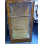 Walnut Display Cabinet