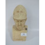 Chalk Bust of Greek God