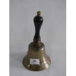 a brass school bell