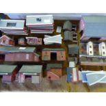 Large collection of Hornby 00 Gauge Station and Goods Yards Buildings, Platforms etc