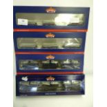 Four sets of three Bachmann goods vehicles