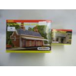 Two hornby railway buildings Home Farm stables and the Great Northern station building