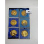 6 William Wilberforce medallions