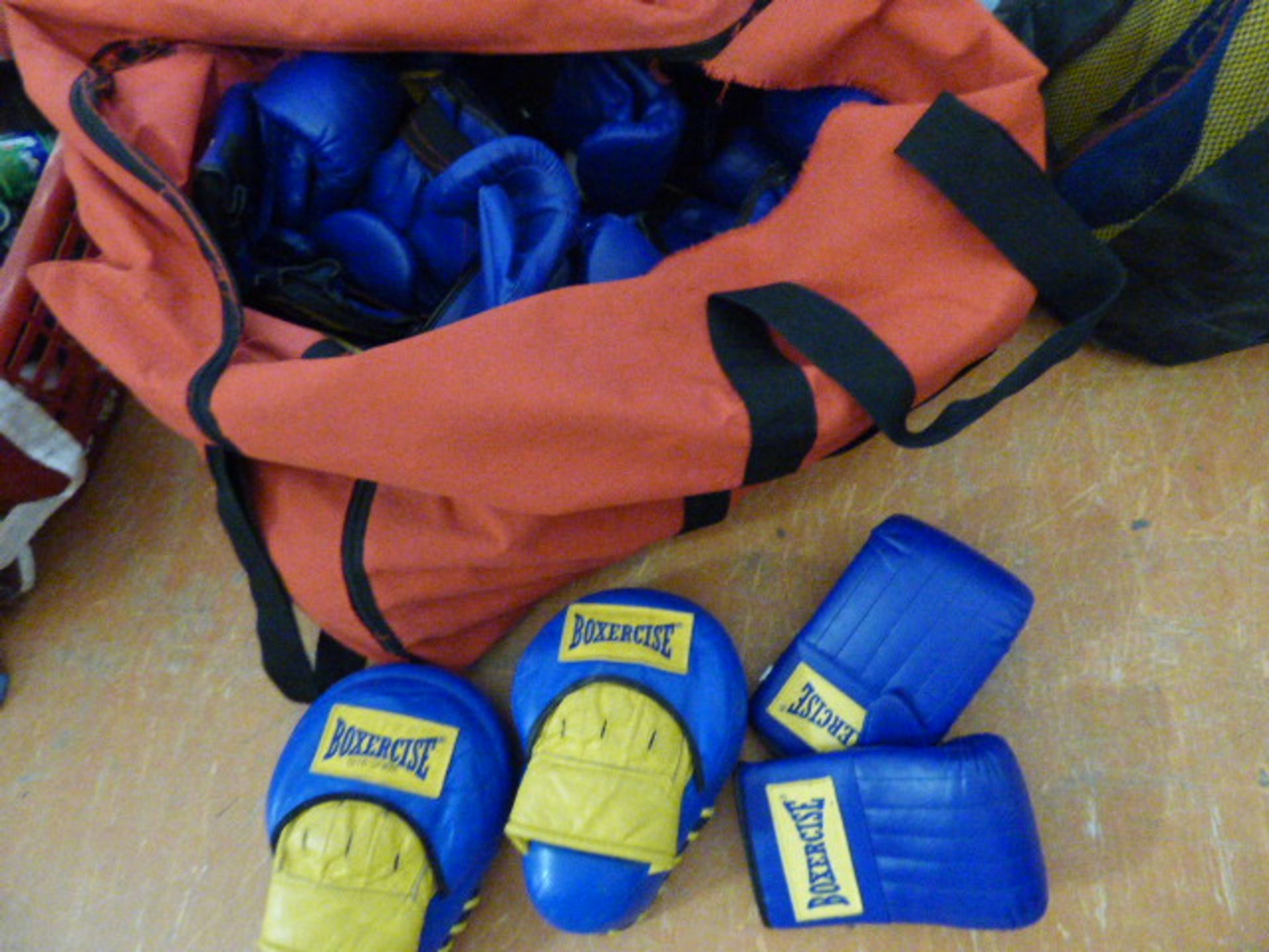 *Quantaty of Boxercise boxing and sparing gloves