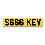 Personal/private regisration S666 KEV