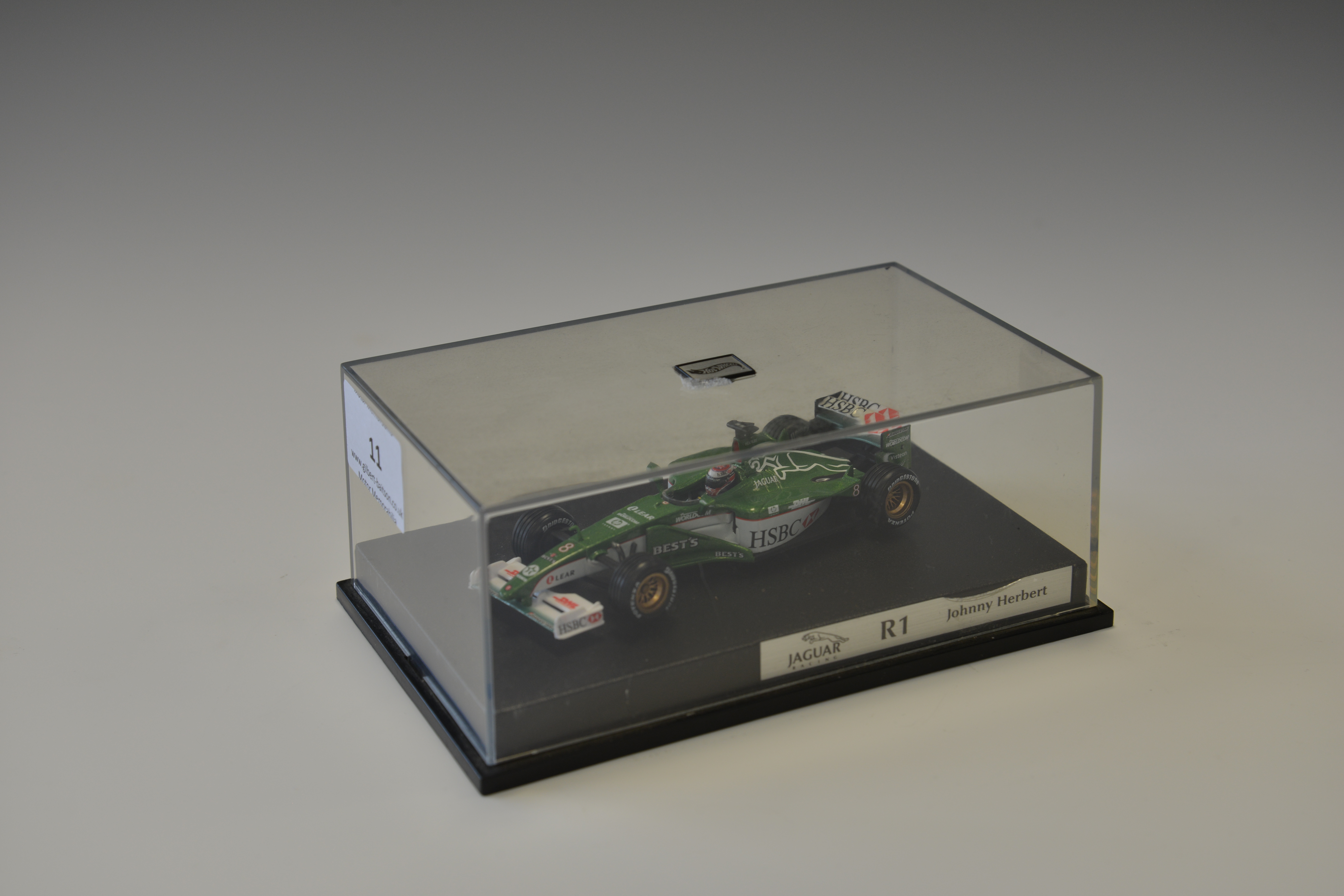 Model of Jaguar R1 F1 Car