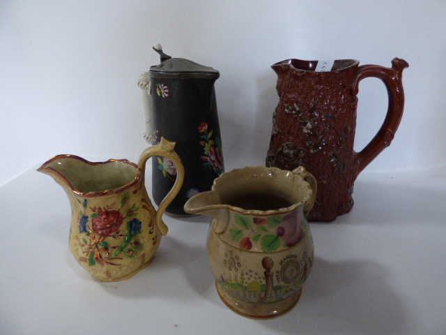 Four Decorative Vintage Jugs