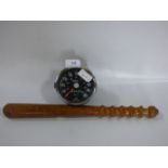 Police Truncheon and a Speedometer