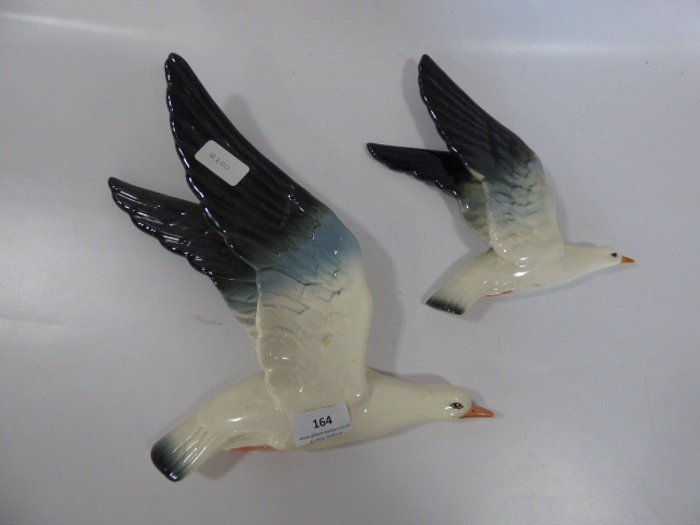 Pair of Beswick Wall Seagulls