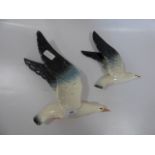 Pair of Beswick Wall Seagulls