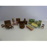 Box of Dinky Dolls House Furniture